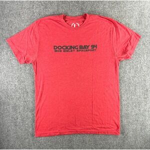 TeePublic Mens Star Wars Docking Bay 94 Mos Eisley Spaceport T-Shirt Red Large